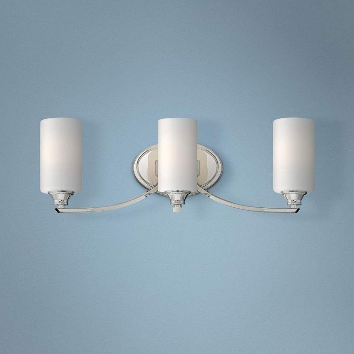 Tilbury 24 in. 3 Lights Vanity Light Polished Nickel finish - Bees Lighting