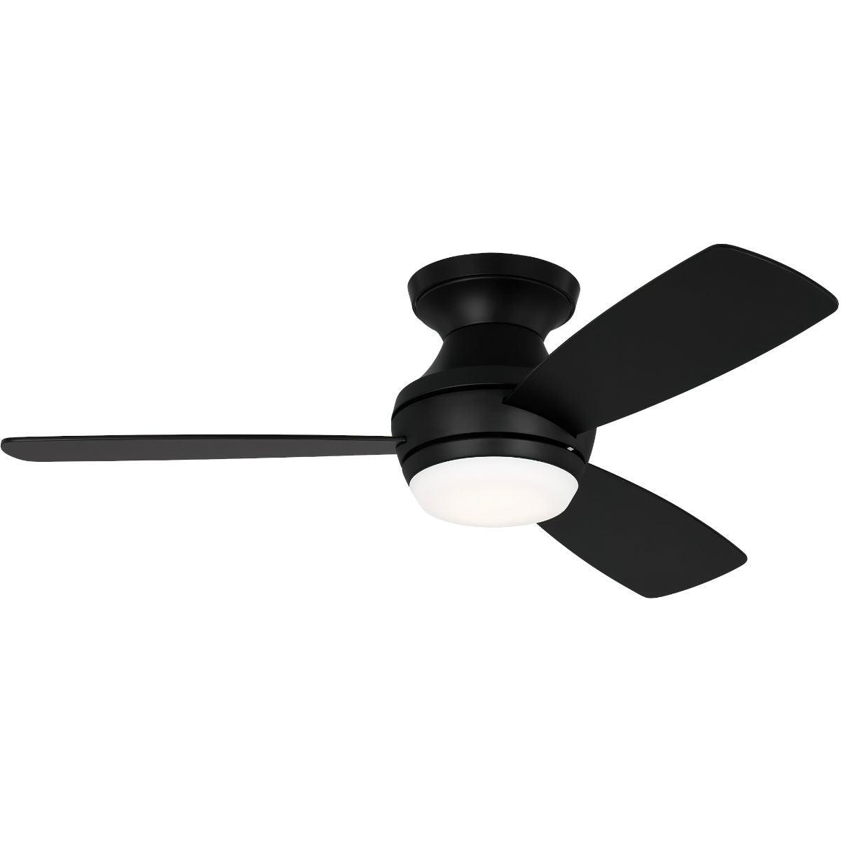 Ikon 44 In. Flush Mount Ceiling Fan With Light And Remote - Bees Lighting