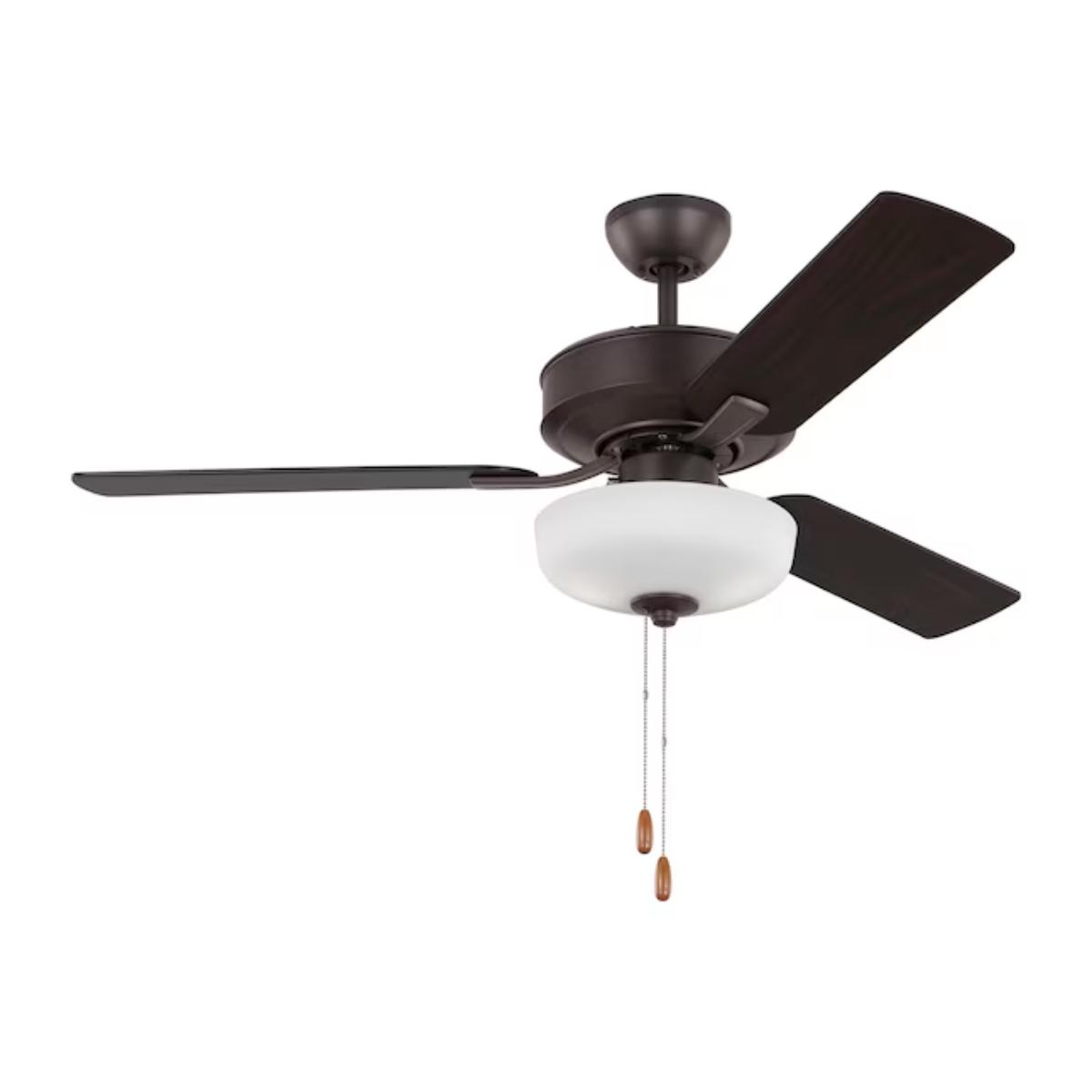 Linden 48" LED Dual Mount Ceiling Fan - Bees Lighting