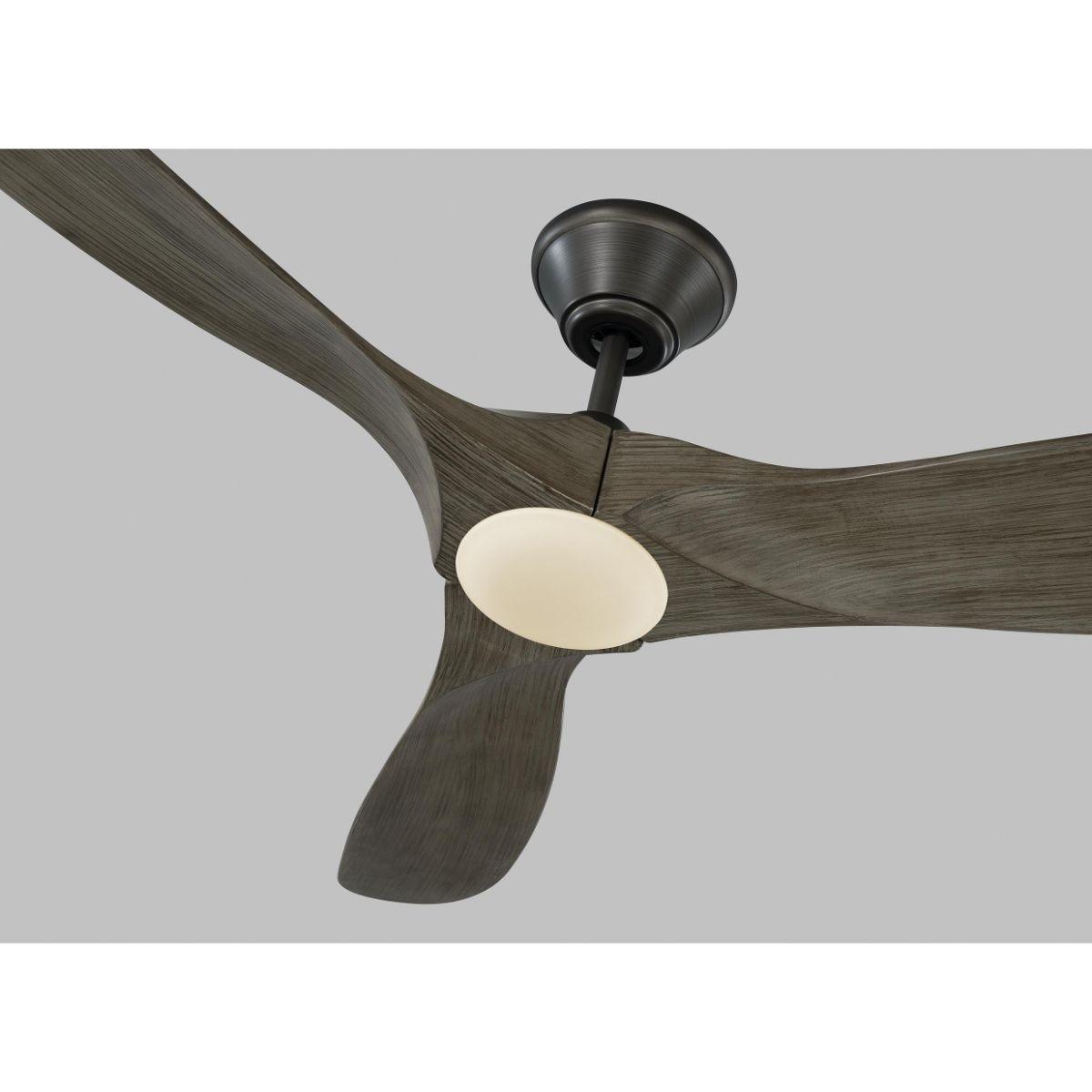 Maverick II 52 Inch LED Modern Outdoor Ceiling Fan With Light And Remote - Bees Lighting