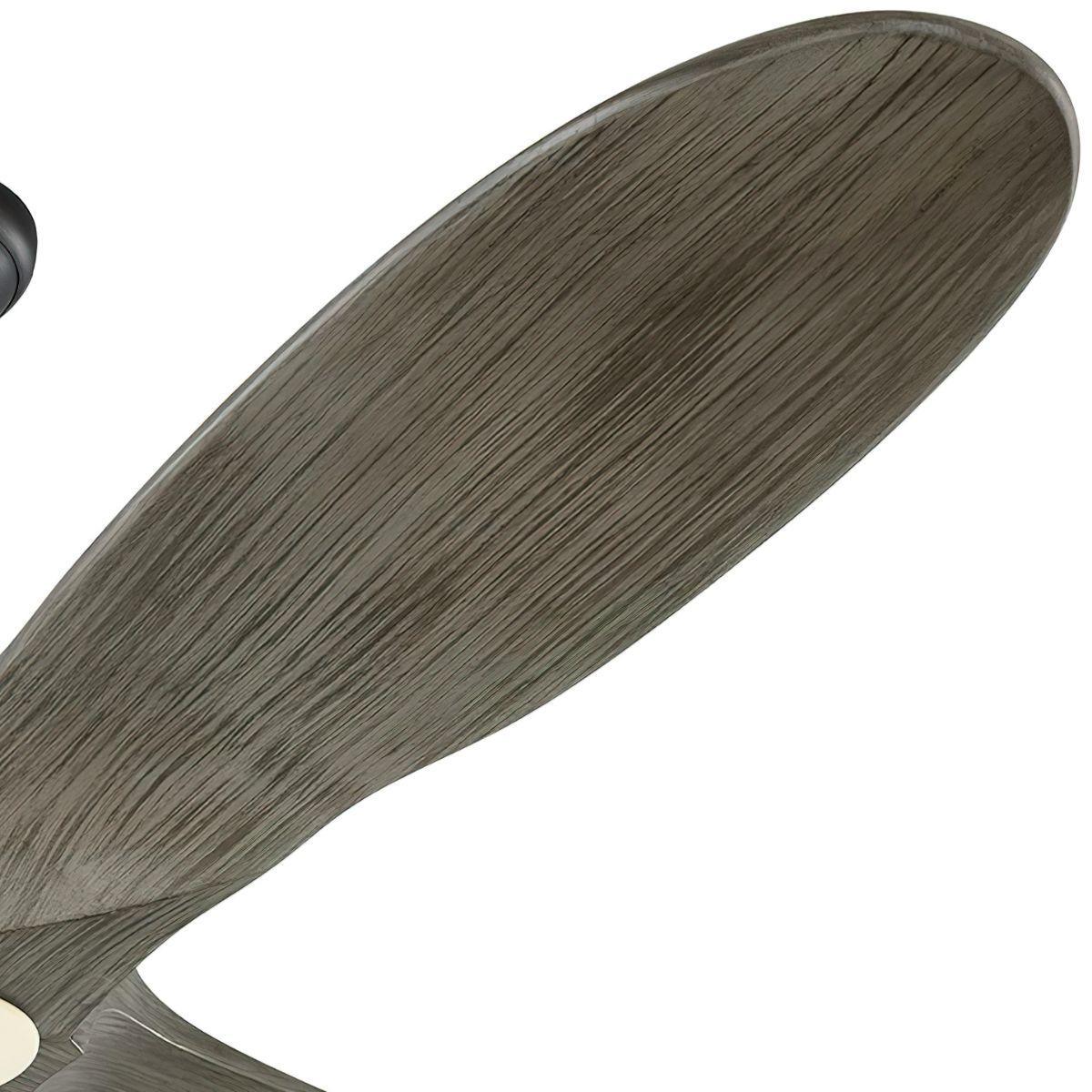 Maverick II 52 Inch Aged Pewter Damp Rated LED Ceiling Fan with Remote - Bees Lighting