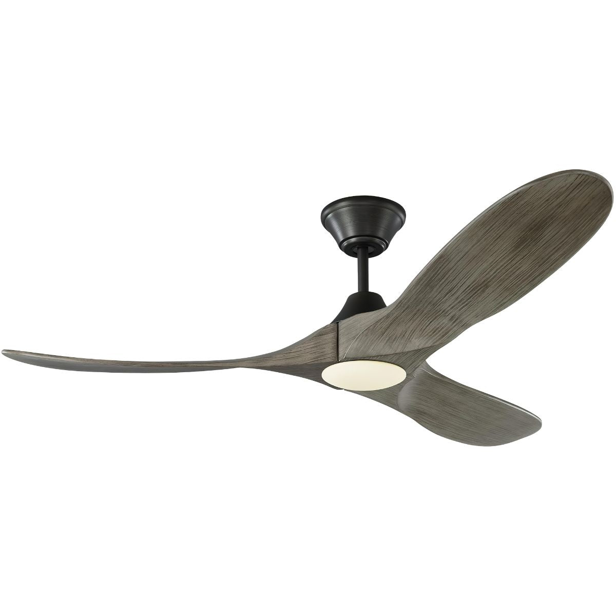 Maverick II 52 Inch Aged Pewter Damp Rated LED Ceiling Fan with Remote - Bees Lighting