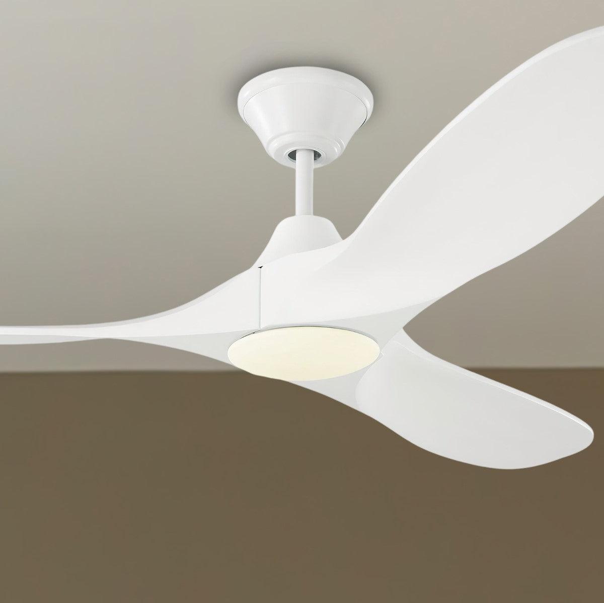 Maverick II 52 Inch LED Modern Outdoor Ceiling Fan With Light And Remote - Bees Lighting