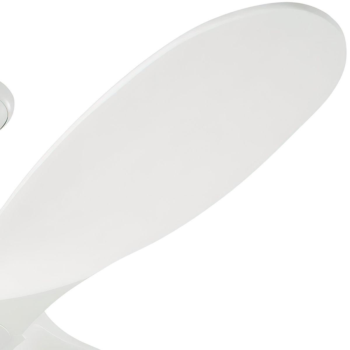 Maverick II 52 Inch Matte White Damp Rated Ceiling Fan with Remote - Bees Lighting
