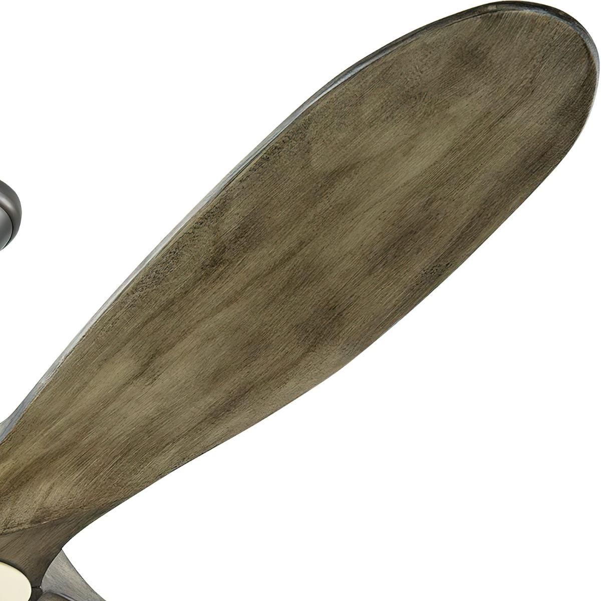 Maverick 60 Inch Aged Pewter 3-Blade LED Ceiling Fan with Light and Remote - Bees Lighting