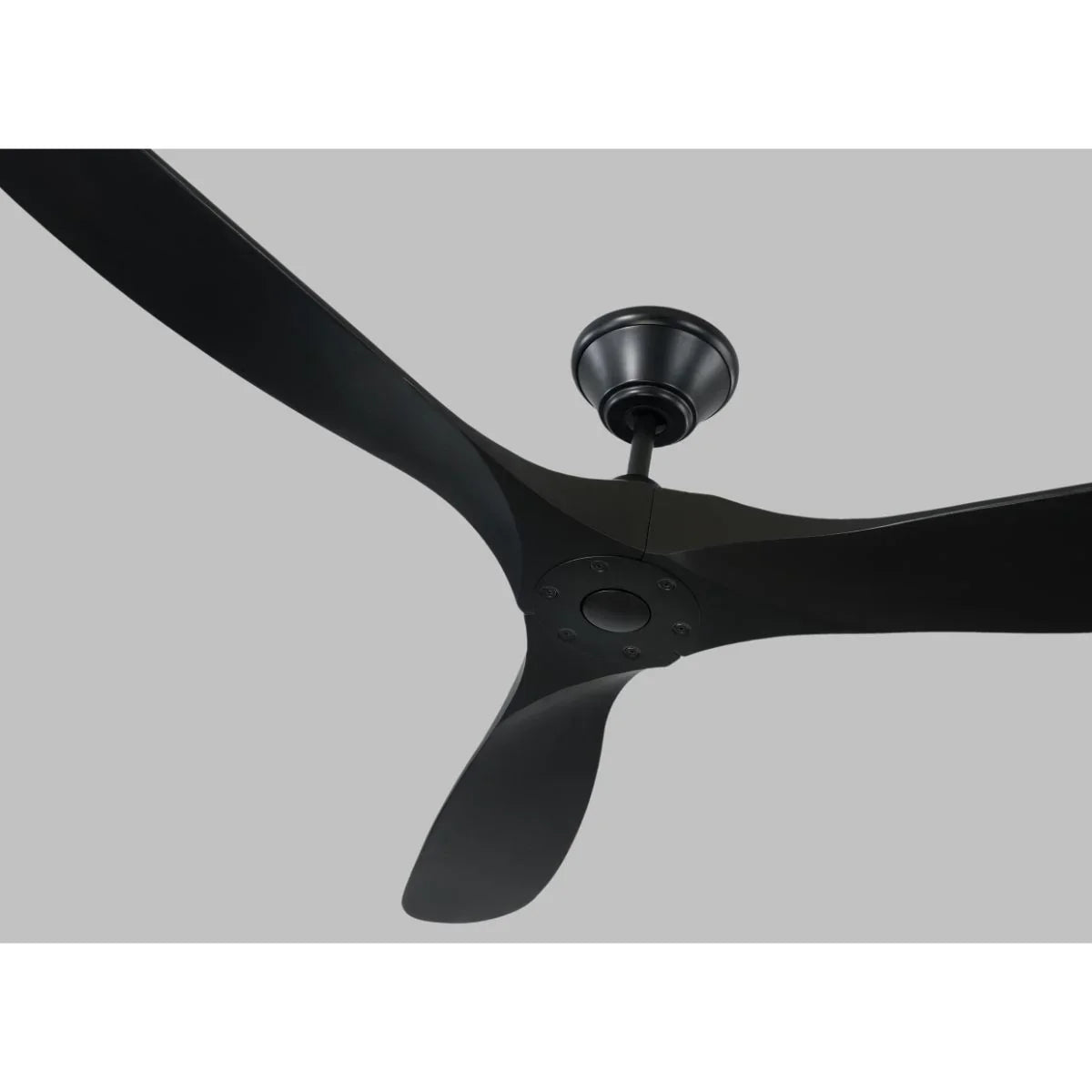 Maverick 60 Inch Matte Black Damp Rated Ceiling Fan with Remote - Bees Lighting