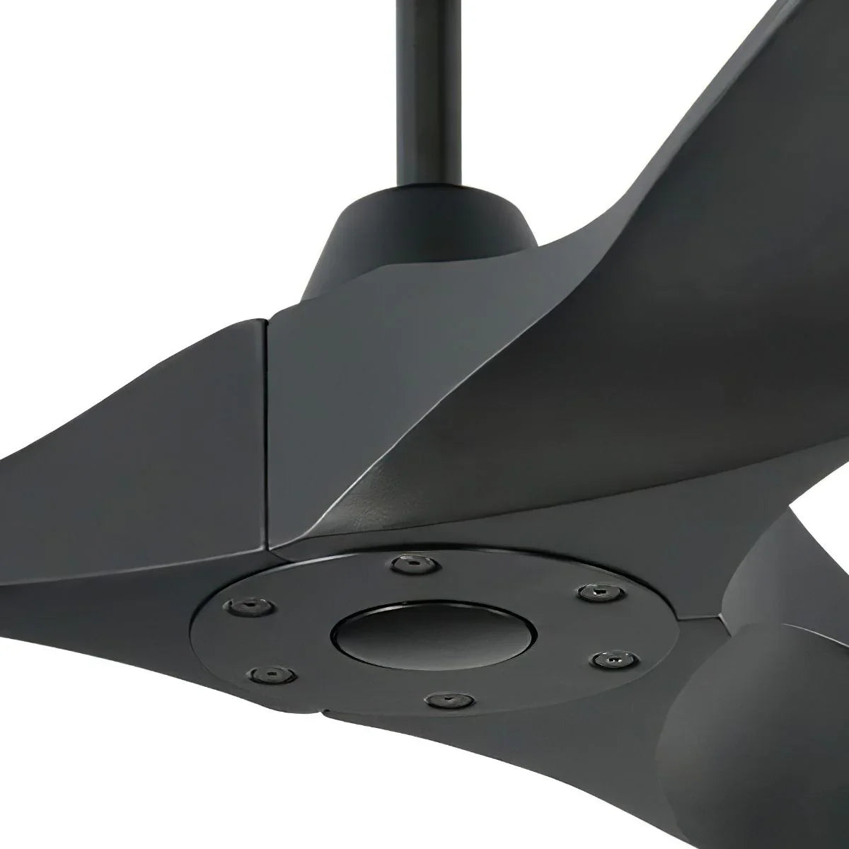 Maverick 60 Inch Matte Black Damp Rated Ceiling Fan with Remote - Bees Lighting
