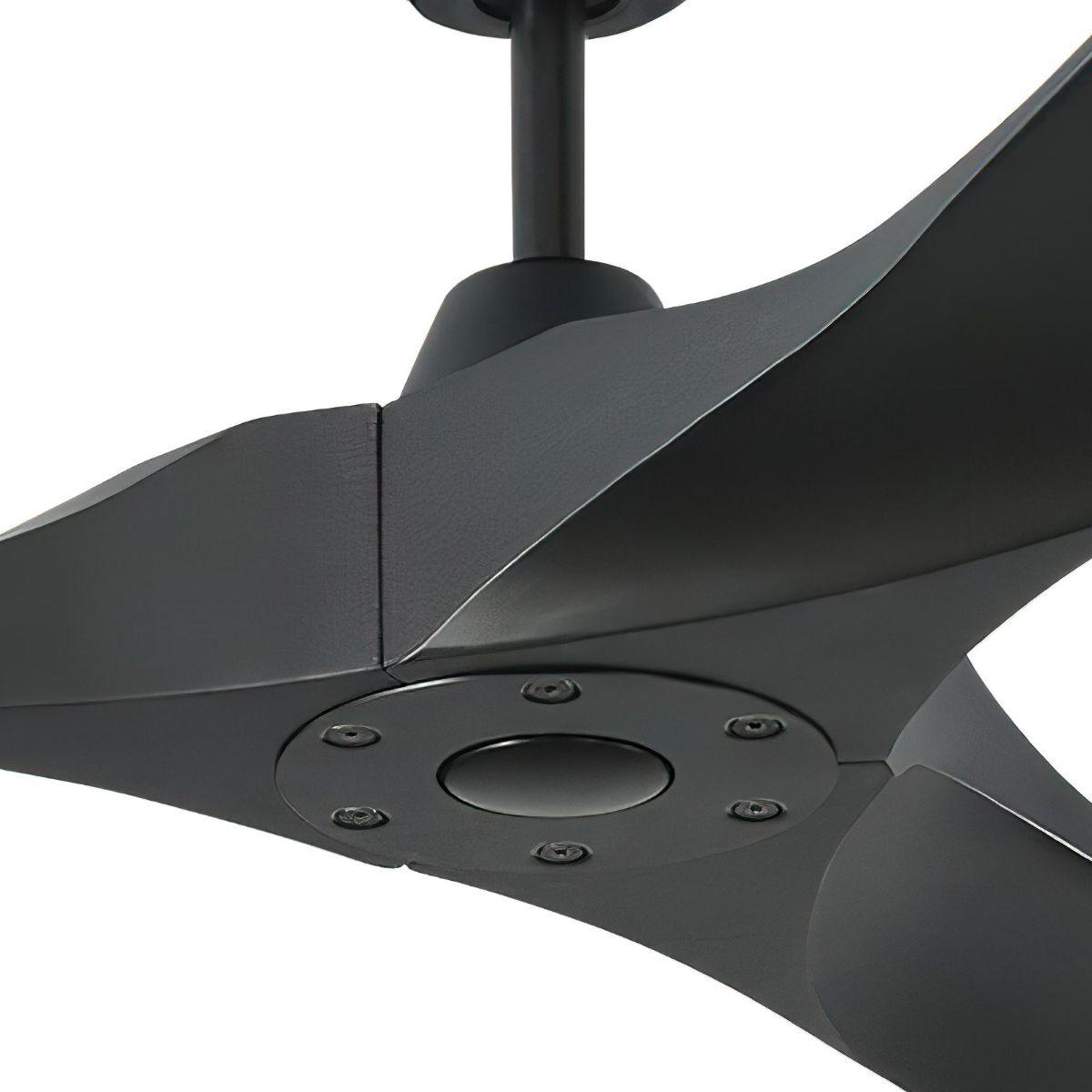 Maverick Max 70 Inch Matte Black Large Ceiling Fan with Remote - Bees Lighting