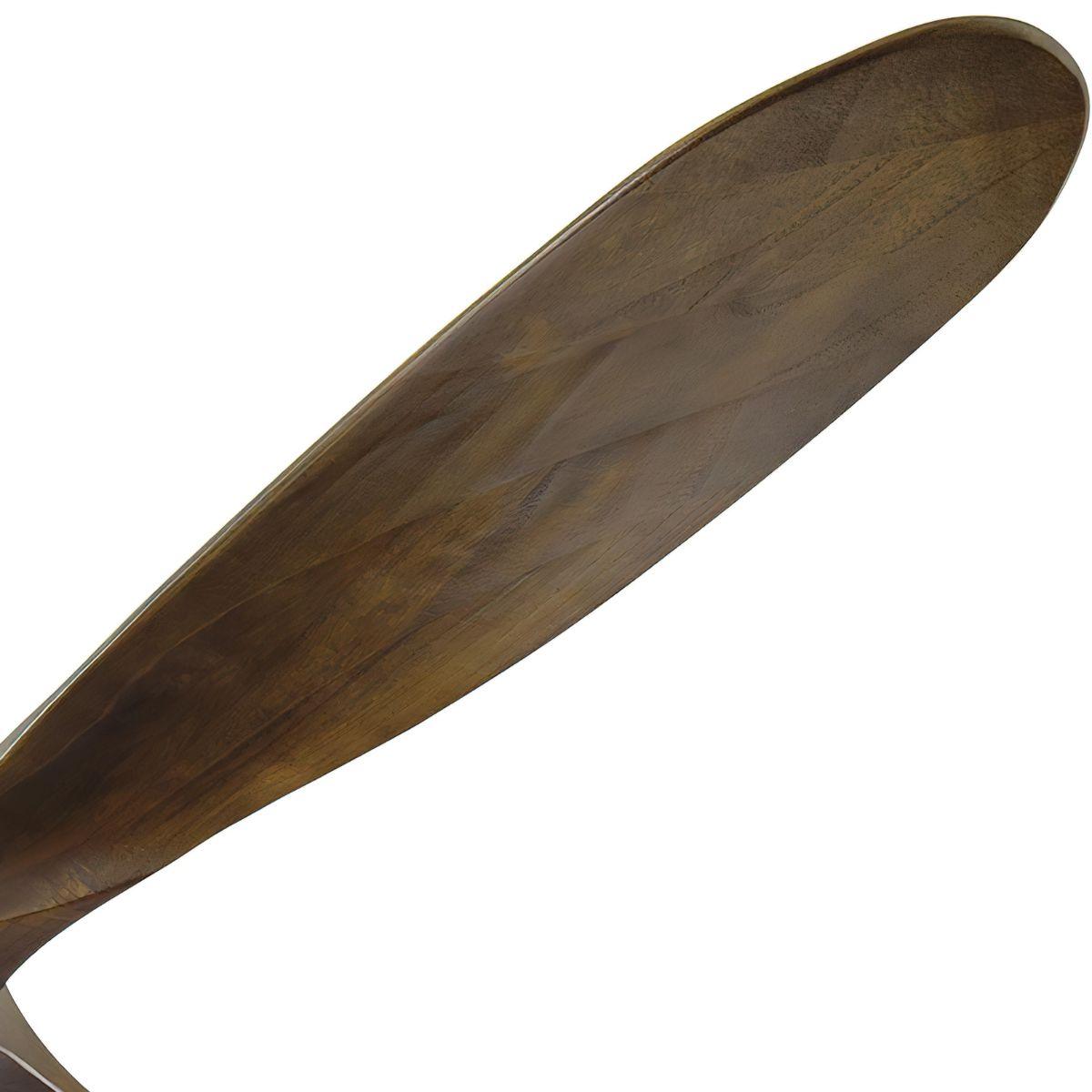 Maverick Max 70 Inch Black and Walnut LED Large Ceiling Fan with Light and Remote - Bees Lighting