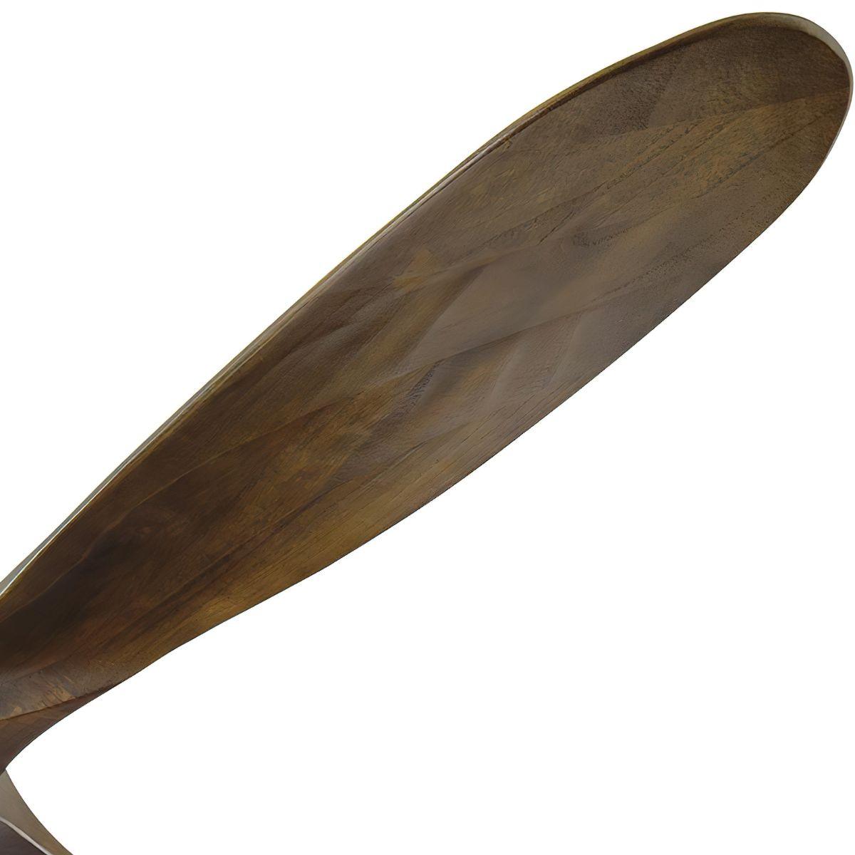 Maverick Max 70 Inch Steel and Walnut LED Large Ceiling Fan with Light and Remote - Bees Lighting