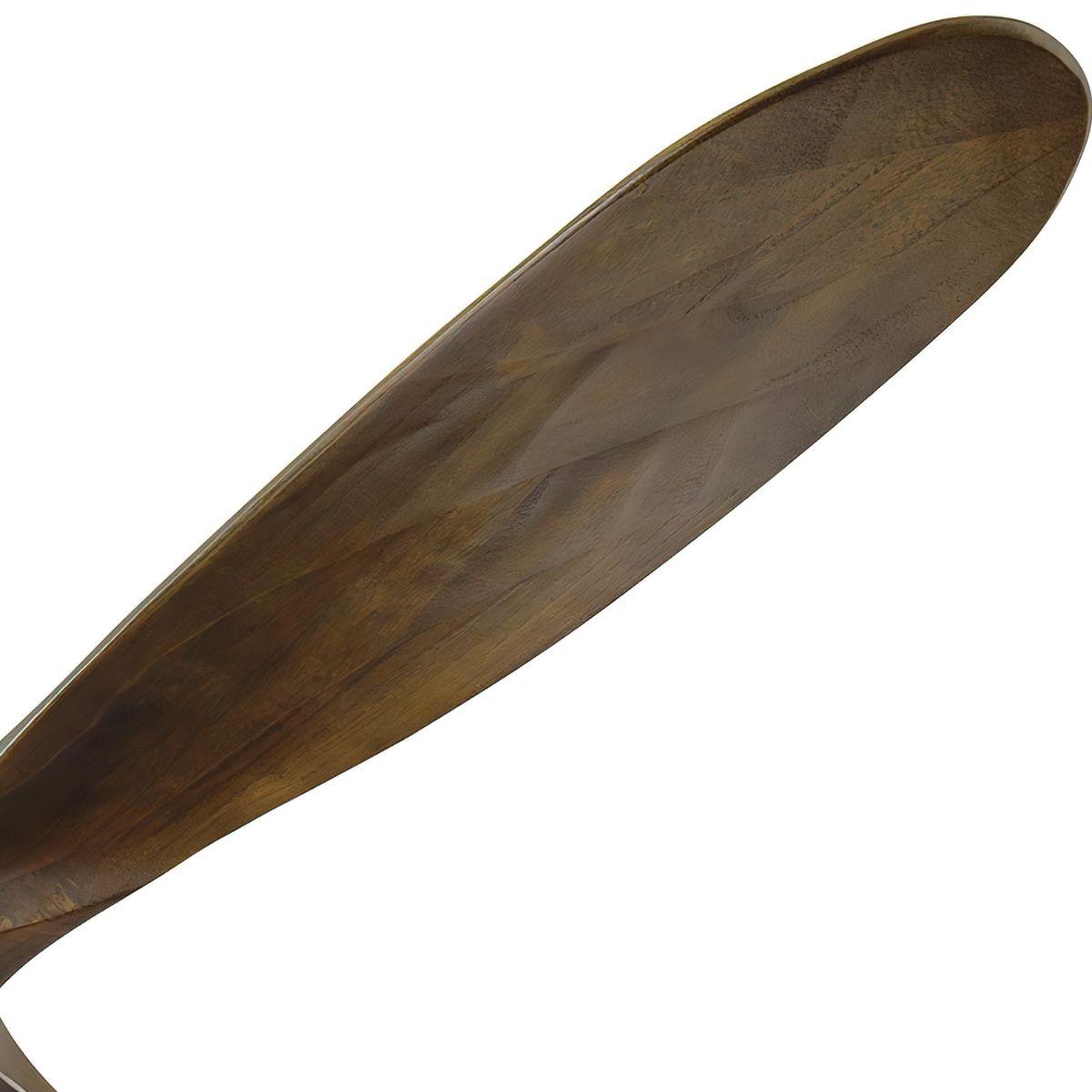 Maverick Max 70 Inch Steel and Walnut Large Ceiling Fan with Remote - Bees Lighting