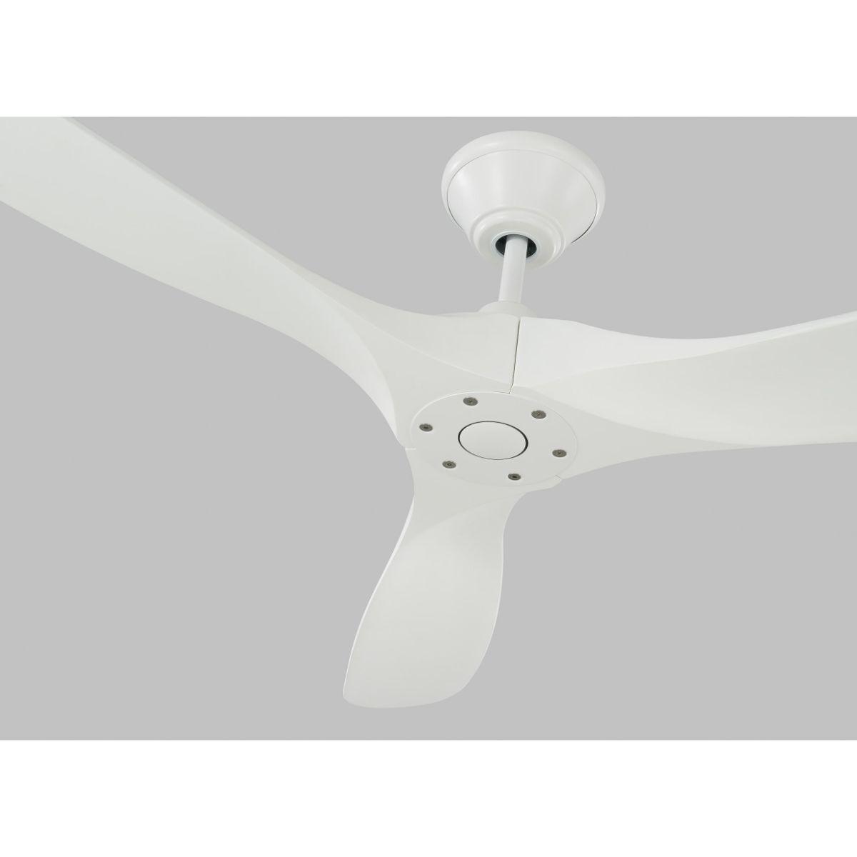 Maverick Max 70 Inch Matte White Large Ceiling Fan with Remote - Bees Lighting