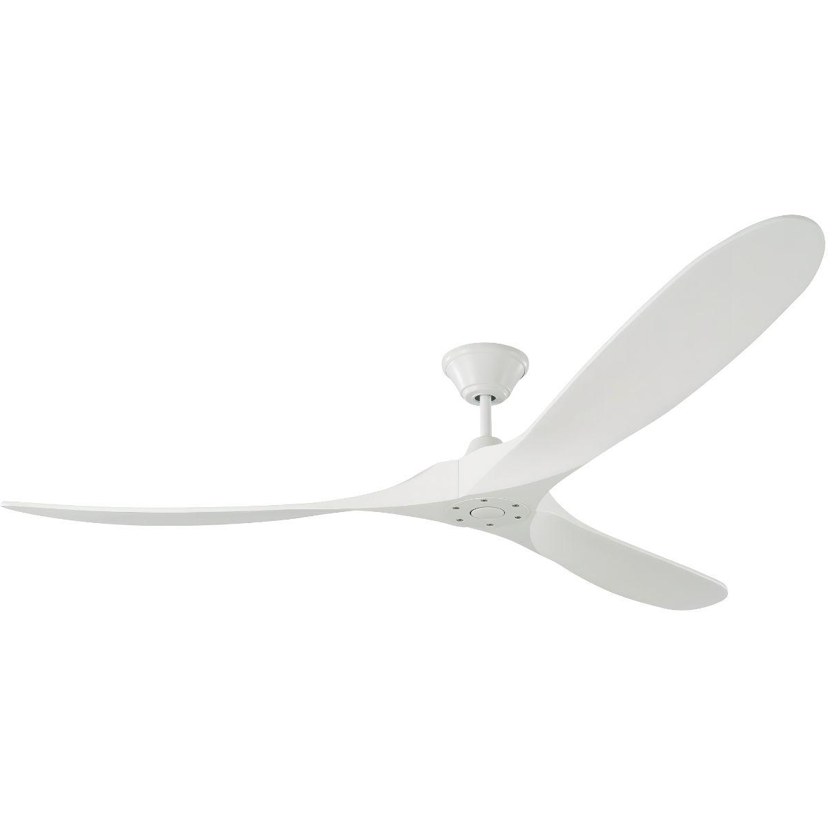 Maverick Max 70 Inch Matte White Large Ceiling Fan with Remote - Bees Lighting
