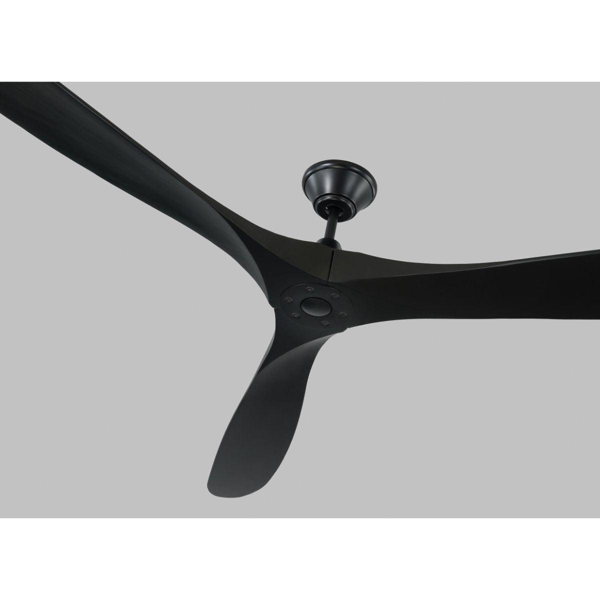 Maverick Super Max 88 Inch Matte Black Large Ceiling Fan with Remote - Bees Lighting