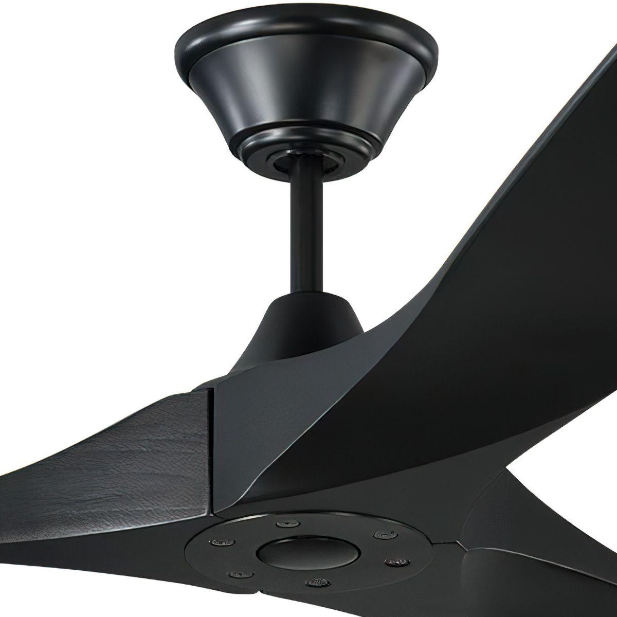 Maverick Super Max 88 Inch Matte Black Large Ceiling Fan with Remote - Bees Lighting