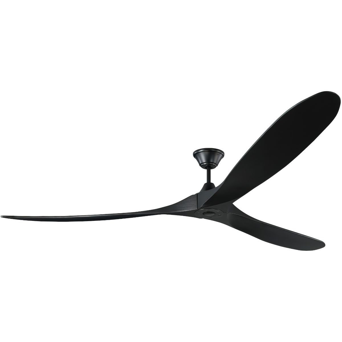 Maverick Super Max 88 Inch Matte Black Large Ceiling Fan with Remote - Bees Lighting