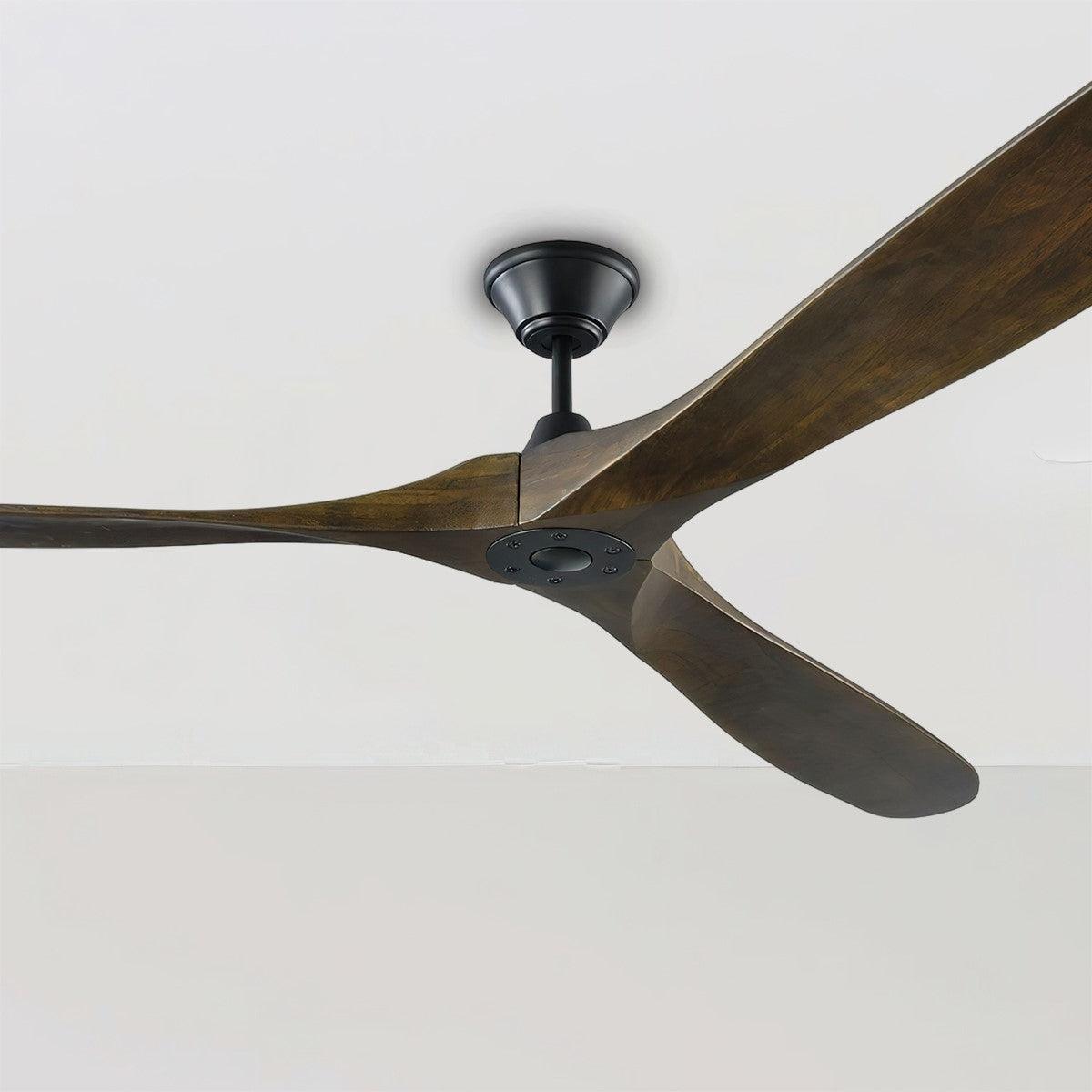 Maverick Super Max 88 Inch 3 Blades Large Outdoor Ceiling Fan With Remote - Bees Lighting