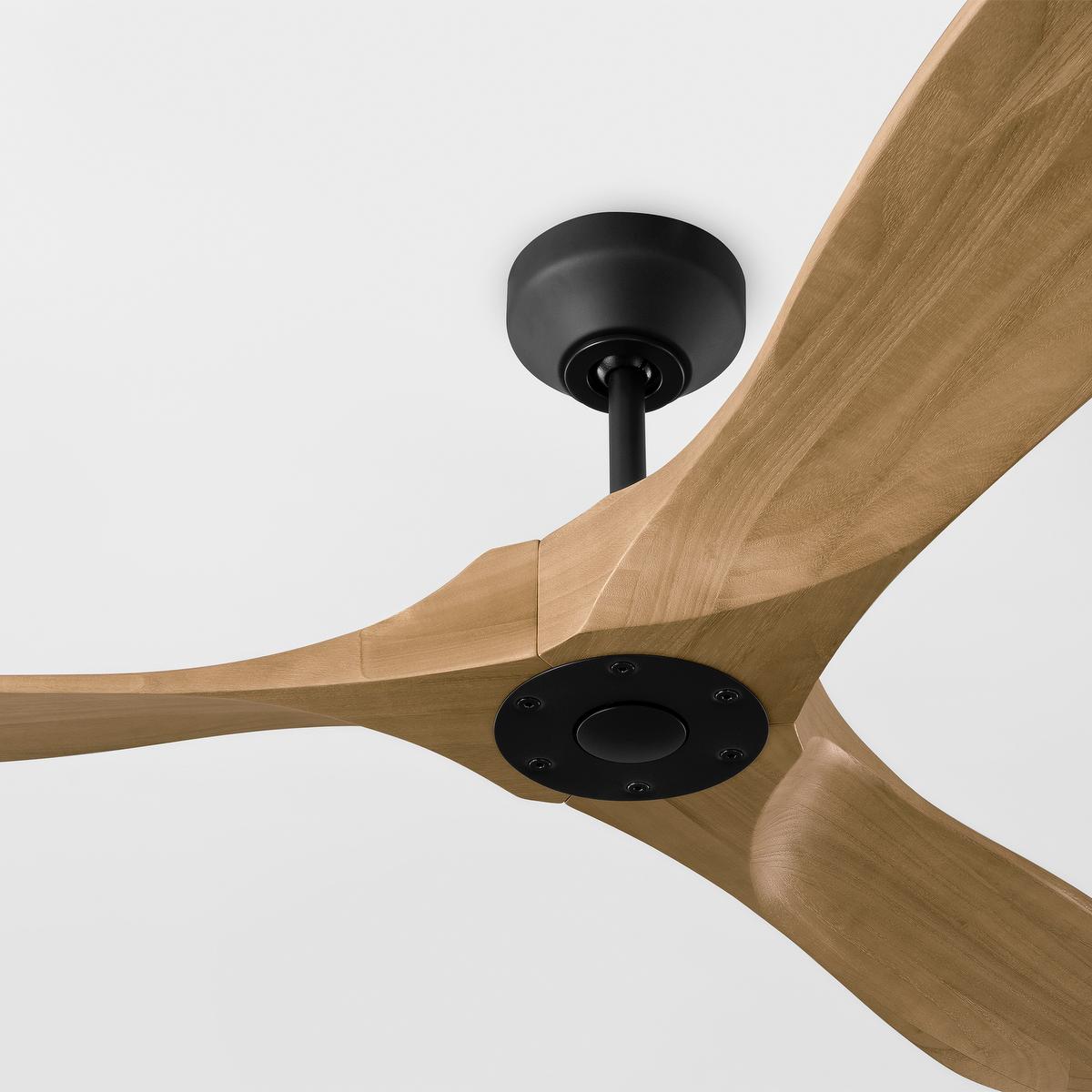 Maverick Smart 52" Black and Honey Ceiling Fan - Bees Lighting