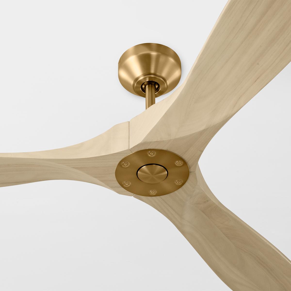 Maverick Smart 60" Burnished Brass Ceiling Fan - Bees Lighting