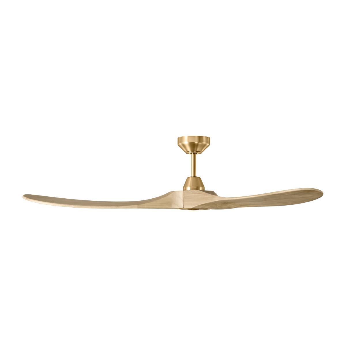 Maverick Smart 60" Burnished Brass Ceiling Fan - Bees Lighting