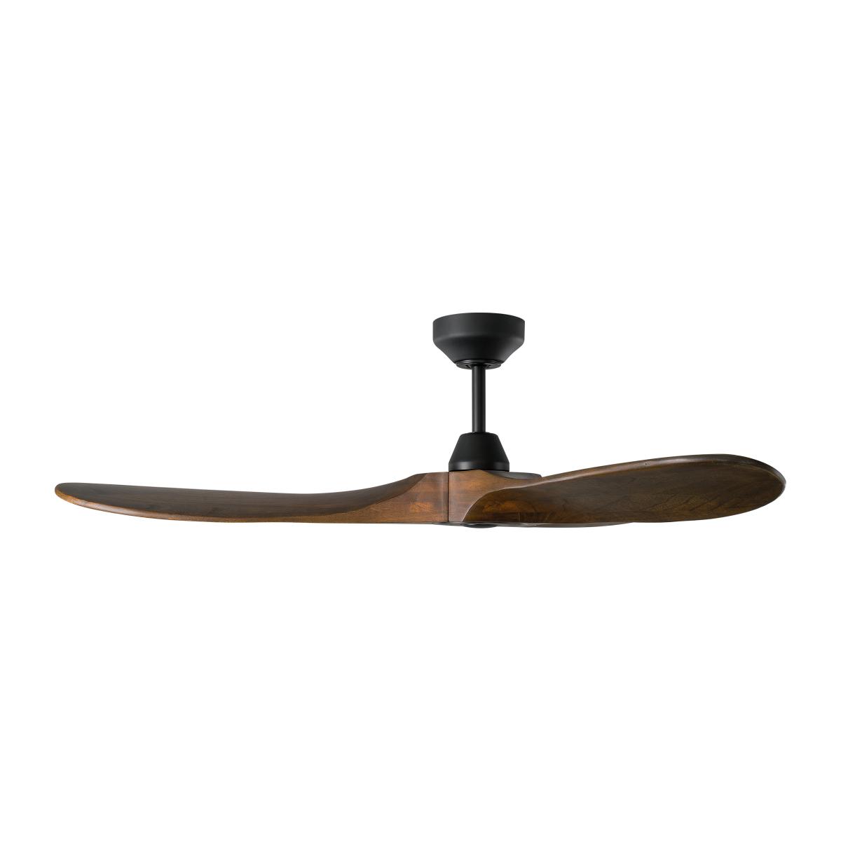 Maverick Smart 60" Black and Walnut Ceiling Fan - Bees Lighting