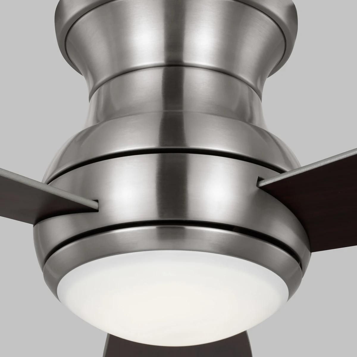 Orbis 52 Inch Hugger LED Ceiling Fan With Wall Control - Bees Lighting