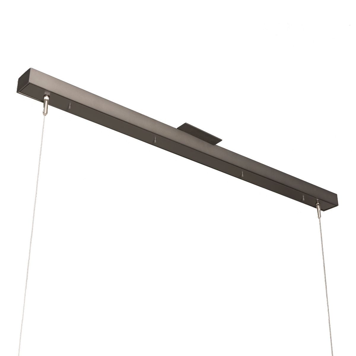 Coral 56 in. LED Linear Pendant Light Sterling finish - Bees Lighting