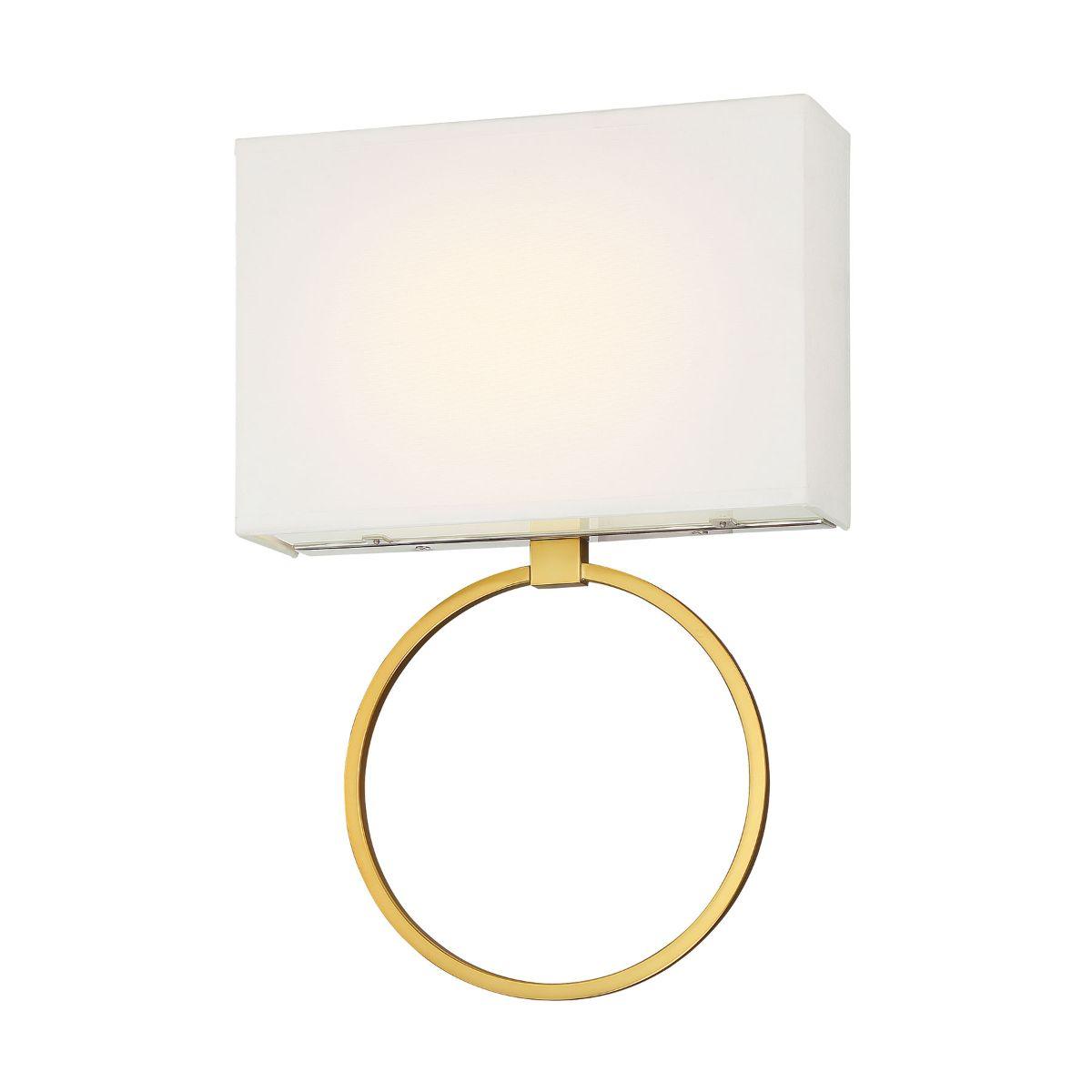 Chassell 19 in. LED Flush Mount Sconce Gold finish