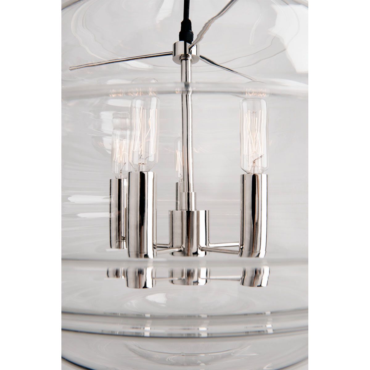 Washington 20 in. 5 Lights Pendant Light Polished Nickel Finish - Bees Lighting