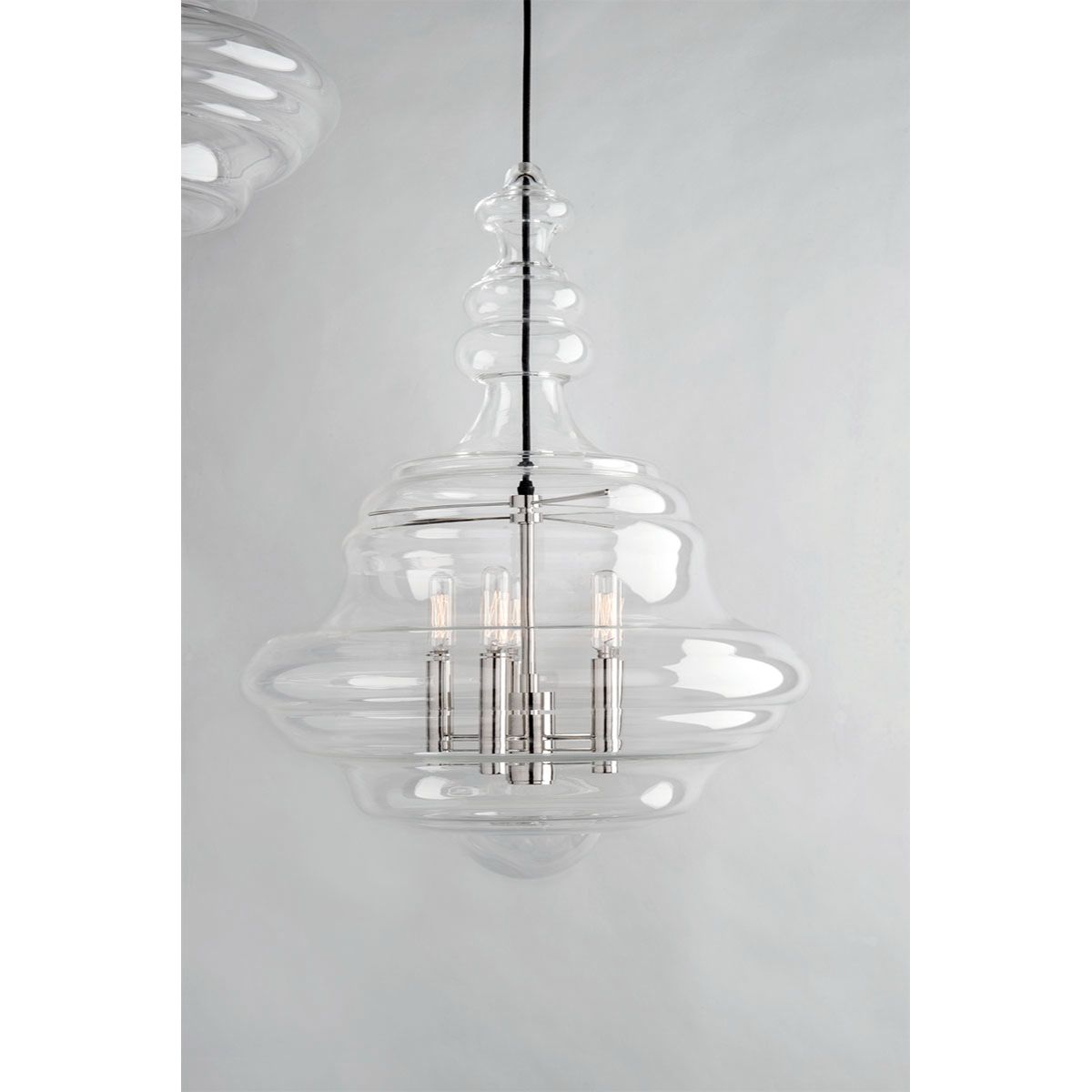 Washington 20 in. 5 Lights Pendant Light Polished Nickel Finish - Bees Lighting