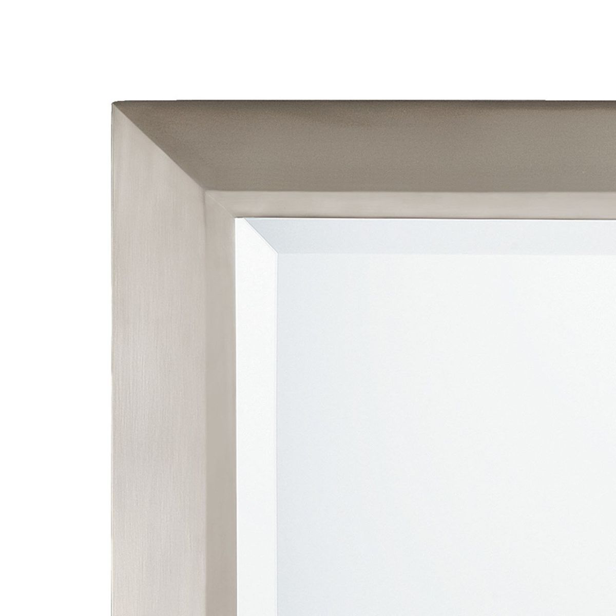 30 In. X 24 In. Wall Mirror Brushed Nickel finish - Bees Lighting