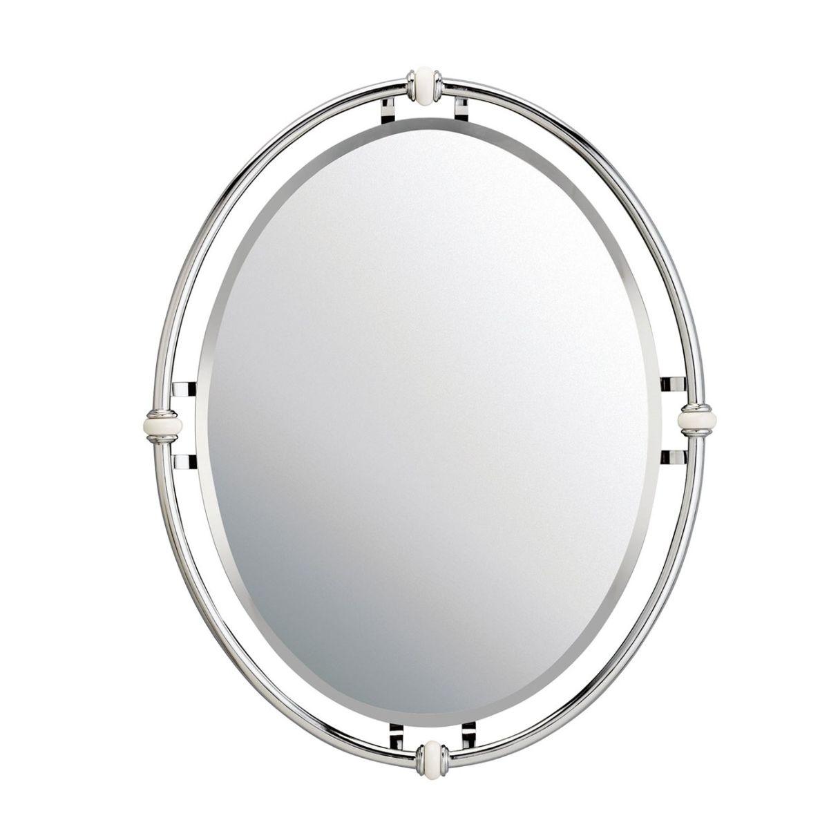 Pocelona 30 In. Wall Mirror Chrome finish