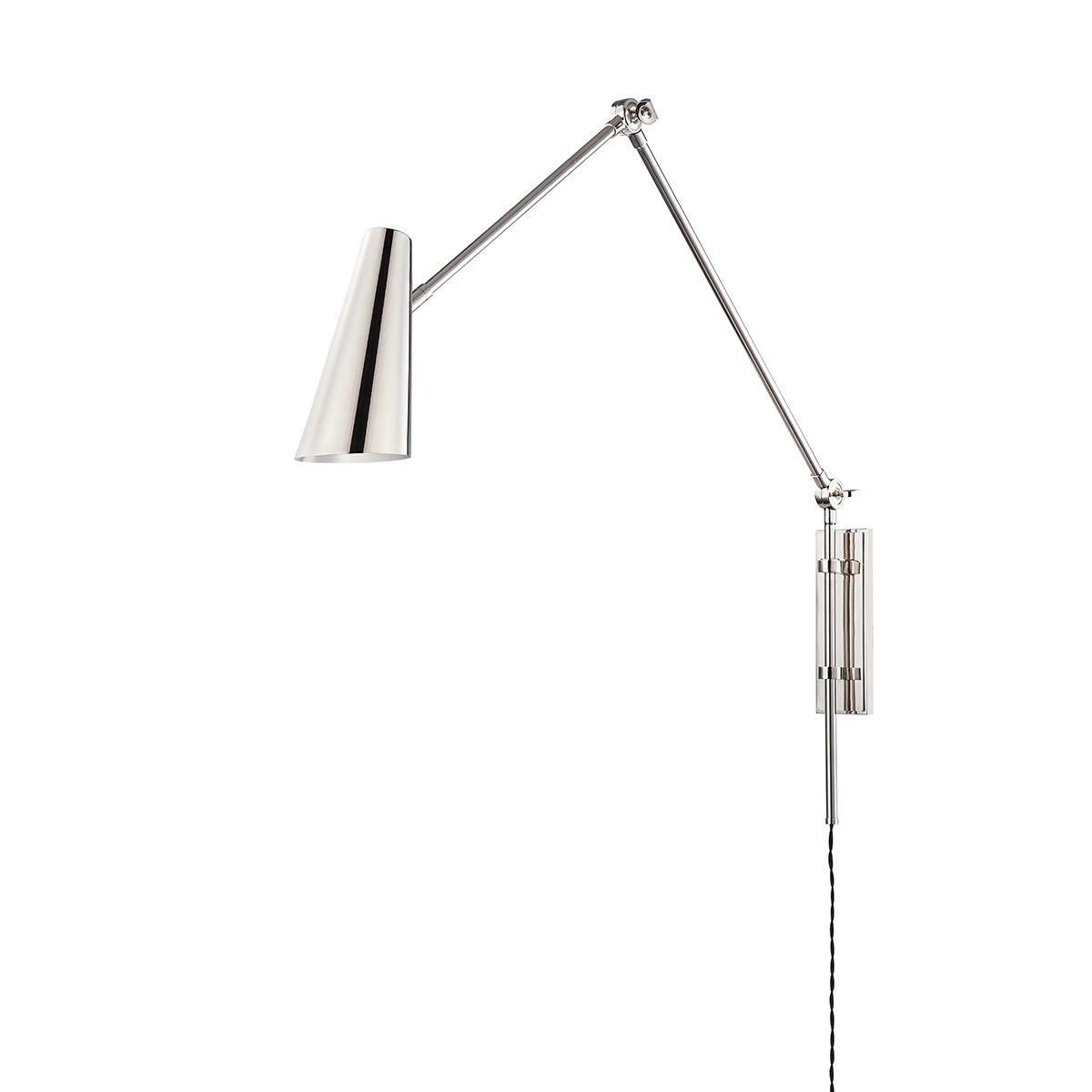 Lorne Plug-in Swing Arm Wall Sconce - Bees Lighting