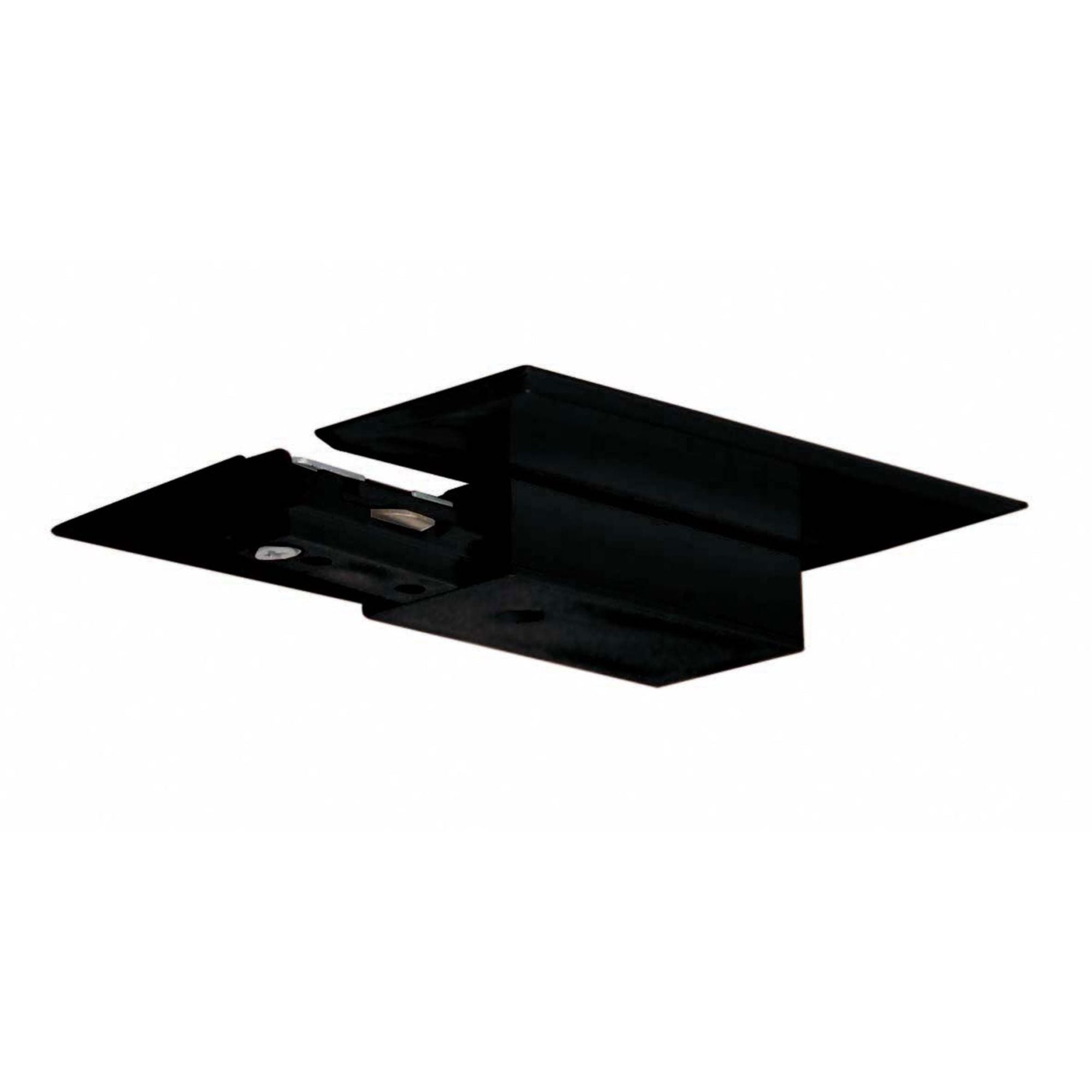 Live End and Canopy Power Feed for Track Lighting Black Finish