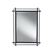 Ethan 37" x 27" Wall Mirror, Antique Forged Iron Finish - Bees Lighting