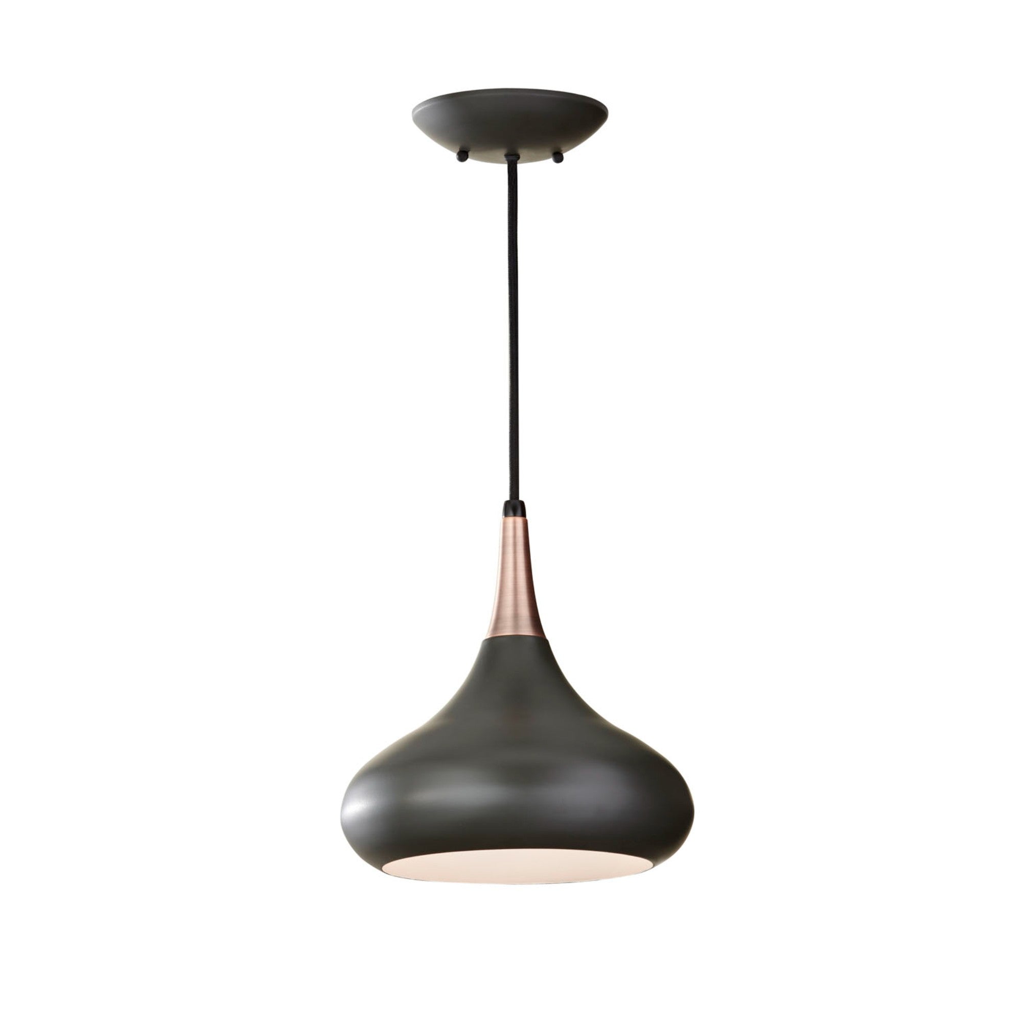 Belle 10" Medium Pendant, Dark Bronze Finish - Bees Lighting