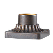 5.75" W x 3.44" H Pier Mount Base, Grecian Bronze Finish