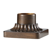 5.75" W x 3.44" H Pier Mount Base, Heritage Bronze Finish