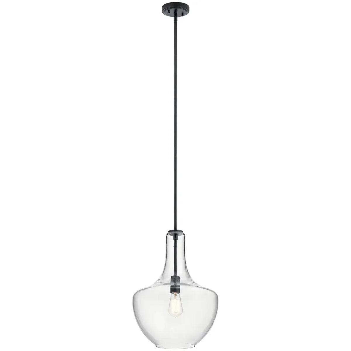 Everly 1-Light Bell Pendant Light - Bees Lighting