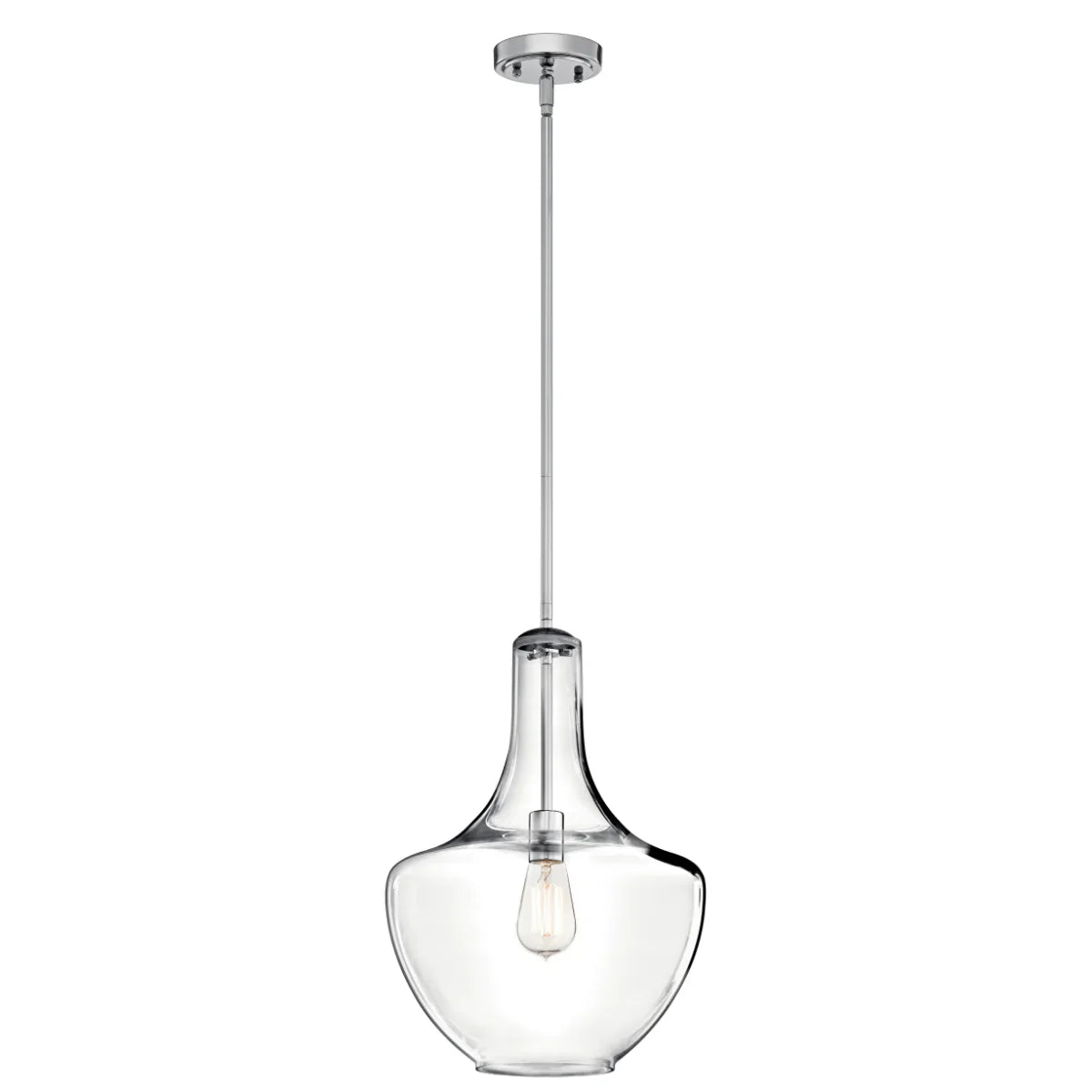Everly 1-Light Bell Pendant Light - Bees Lighting