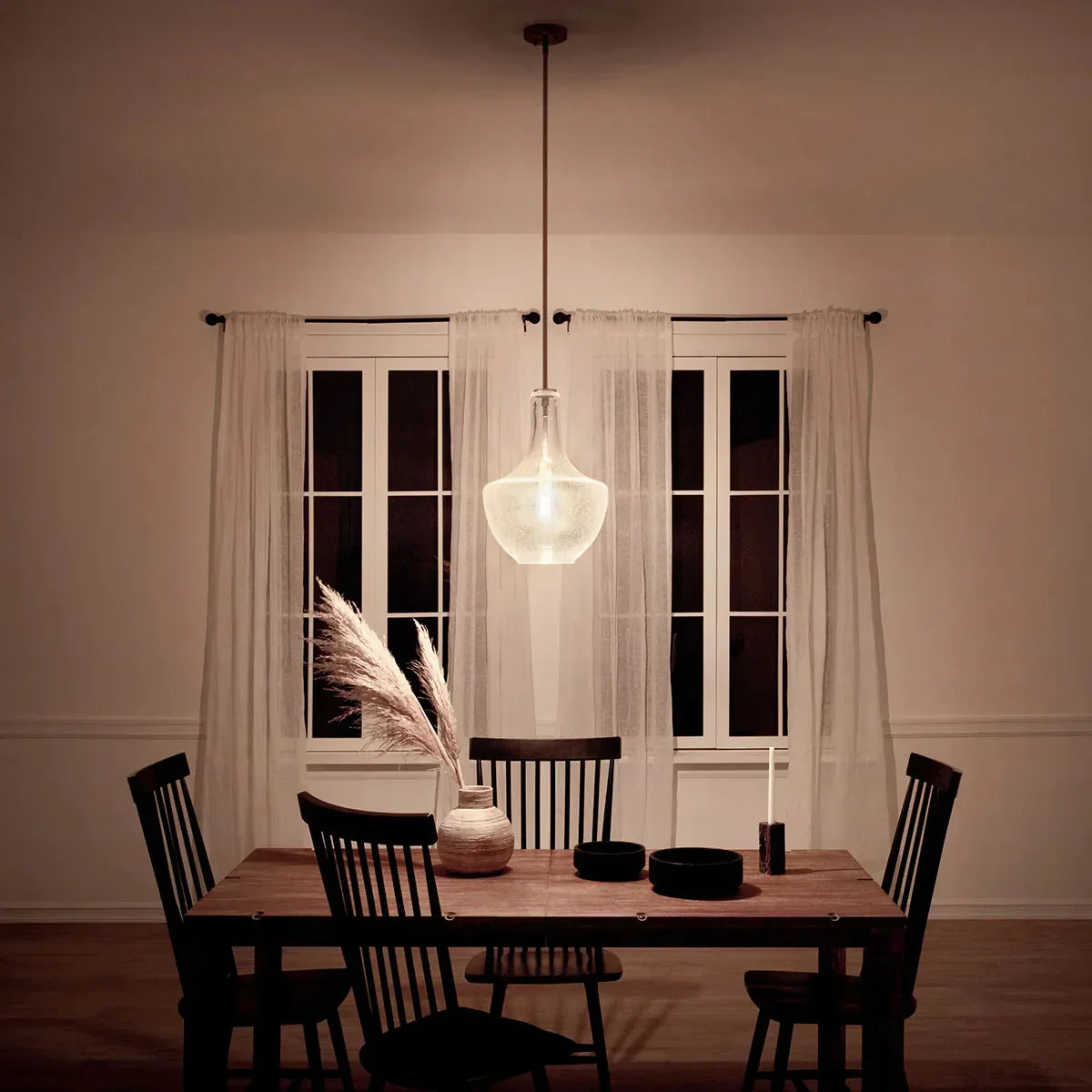 Everly 1-Light Bell Pendant Light - Bees Lighting