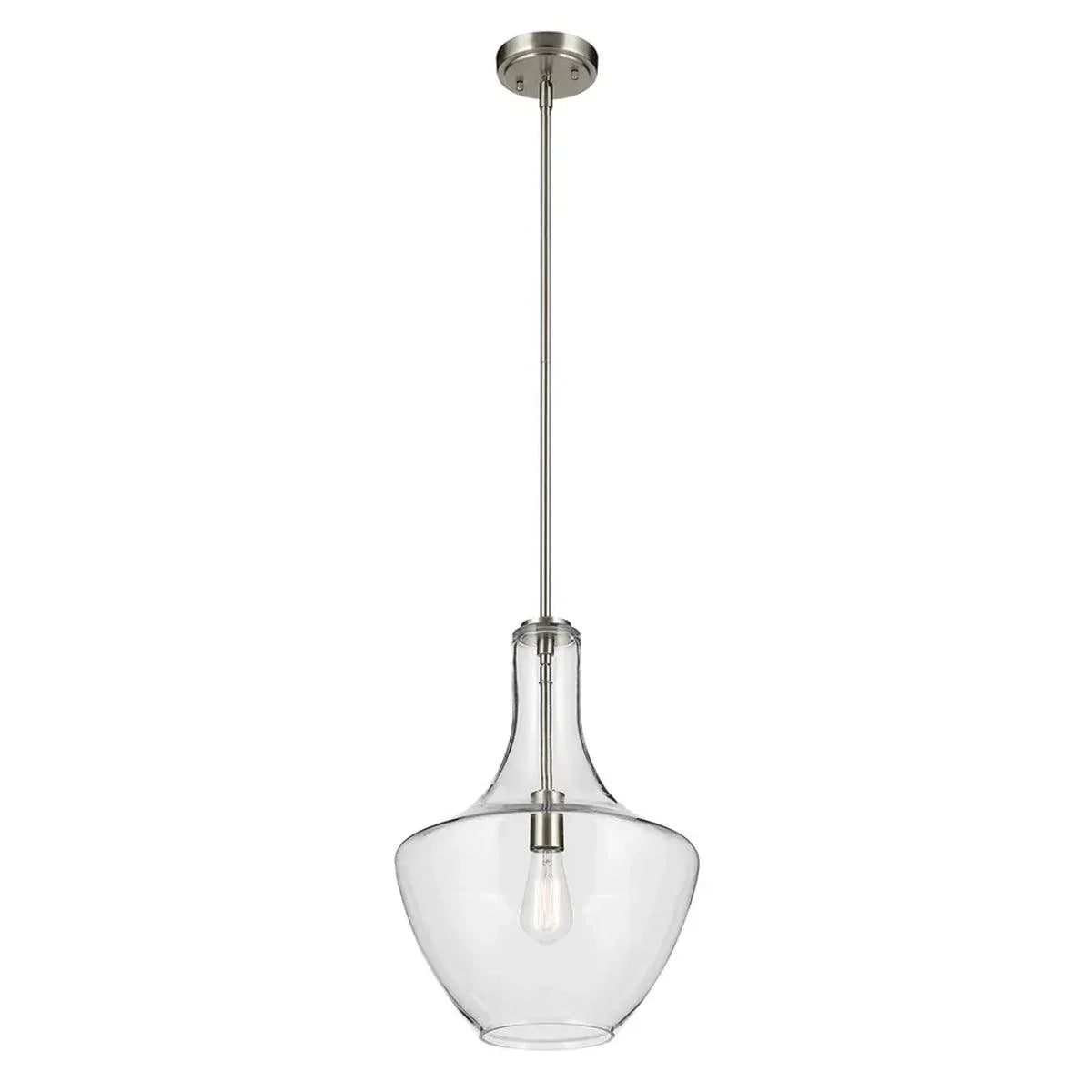 Everly 1-Light Bell Pendant Light - Bees Lighting