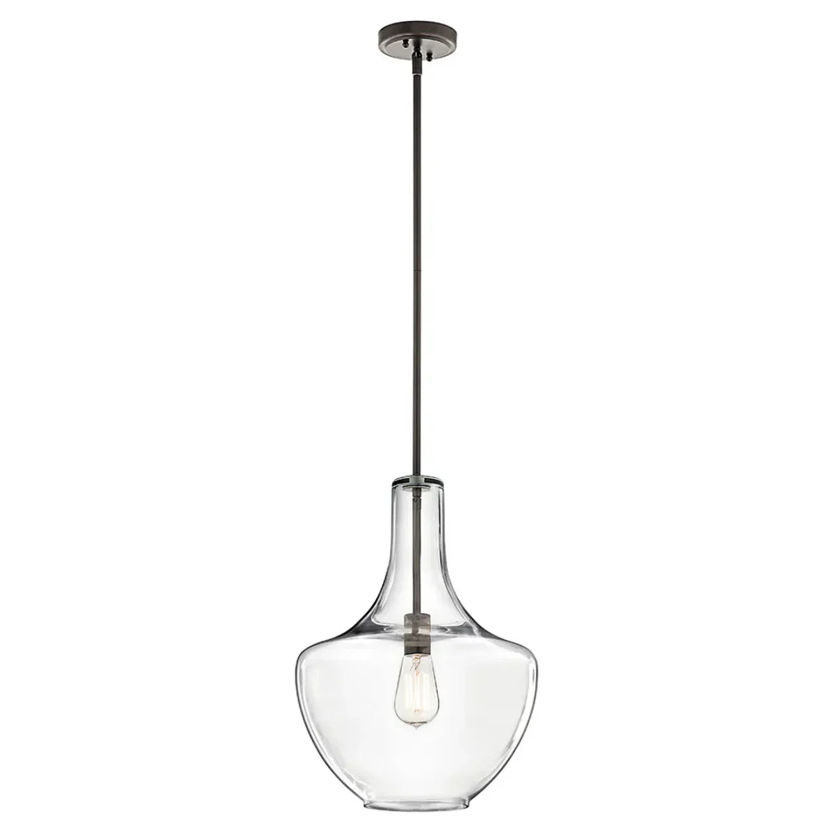 Everly 1-Light Bell Pendant Light - Bees Lighting