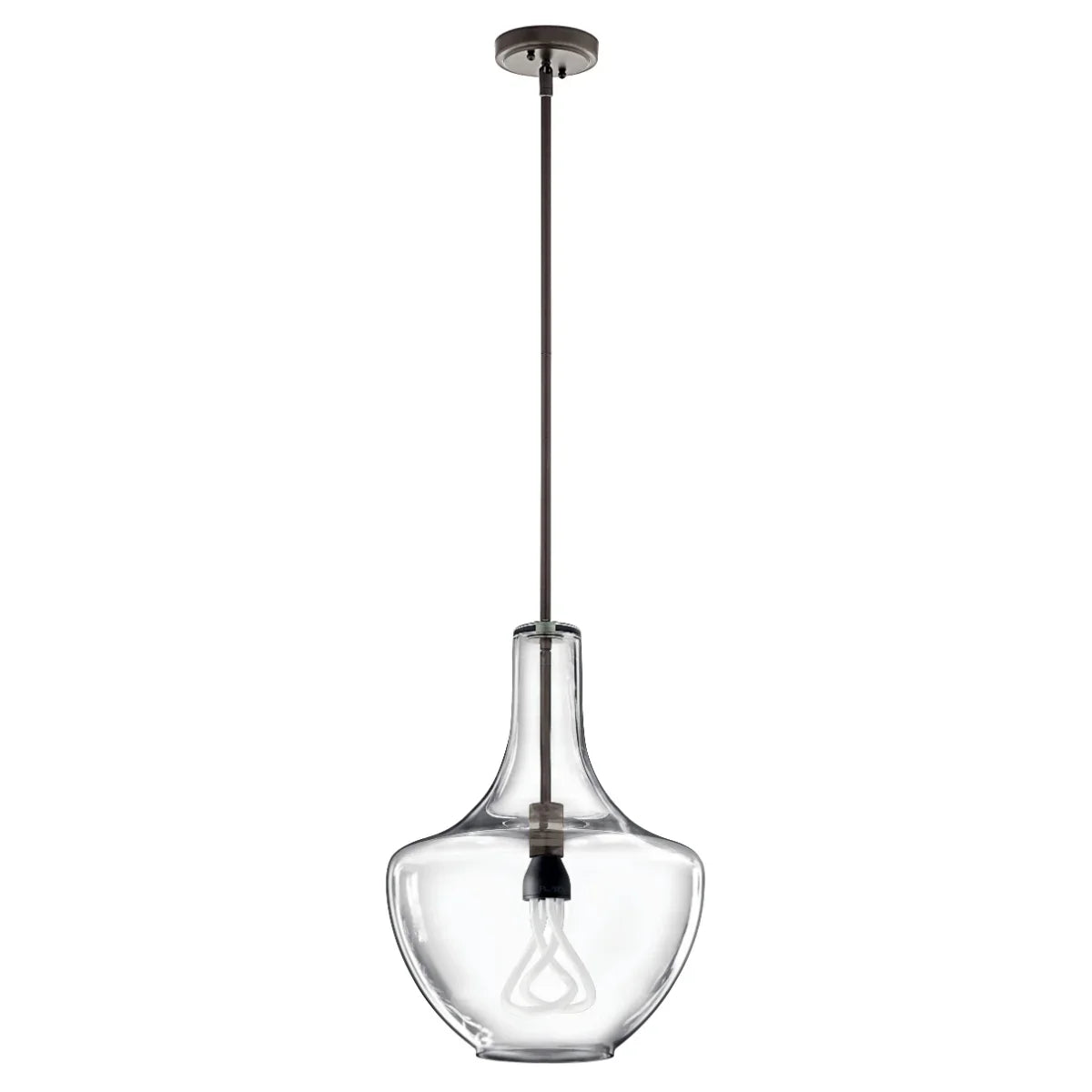 Everly 1-Light Bell Pendant Light - Bees Lighting