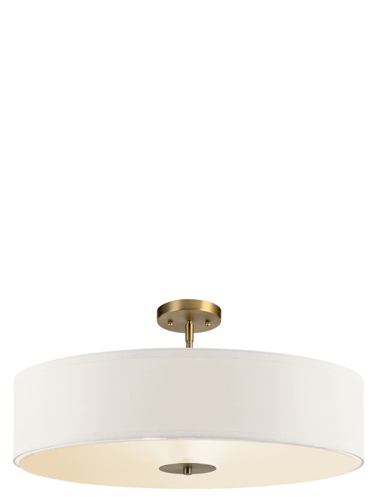 24 in. 3 Lights Convertible Pendant/Semi Flush Mount Light Classic Bronze Finish - Bees Lighting