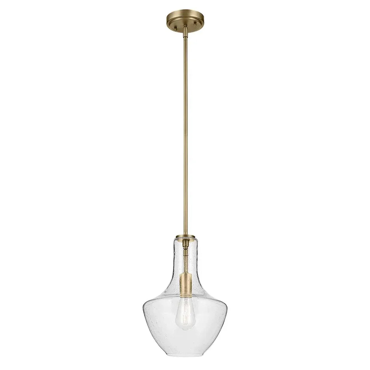 Everly 1-Light Bell Pendant Light - Bees Lighting