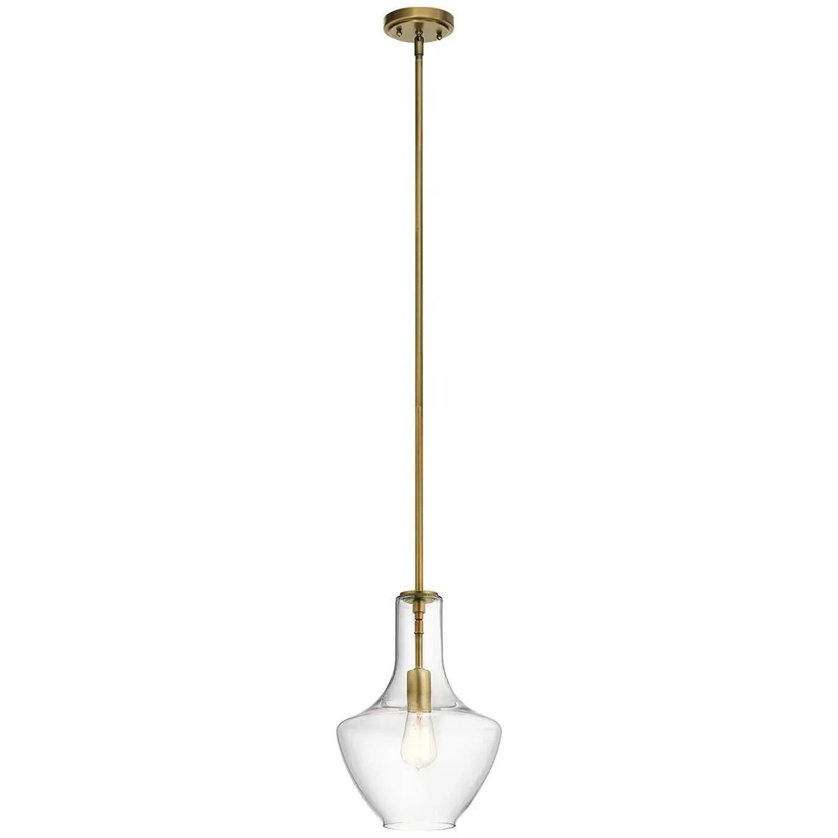 Everly 1-Light Bell Pendant Light - Bees Lighting