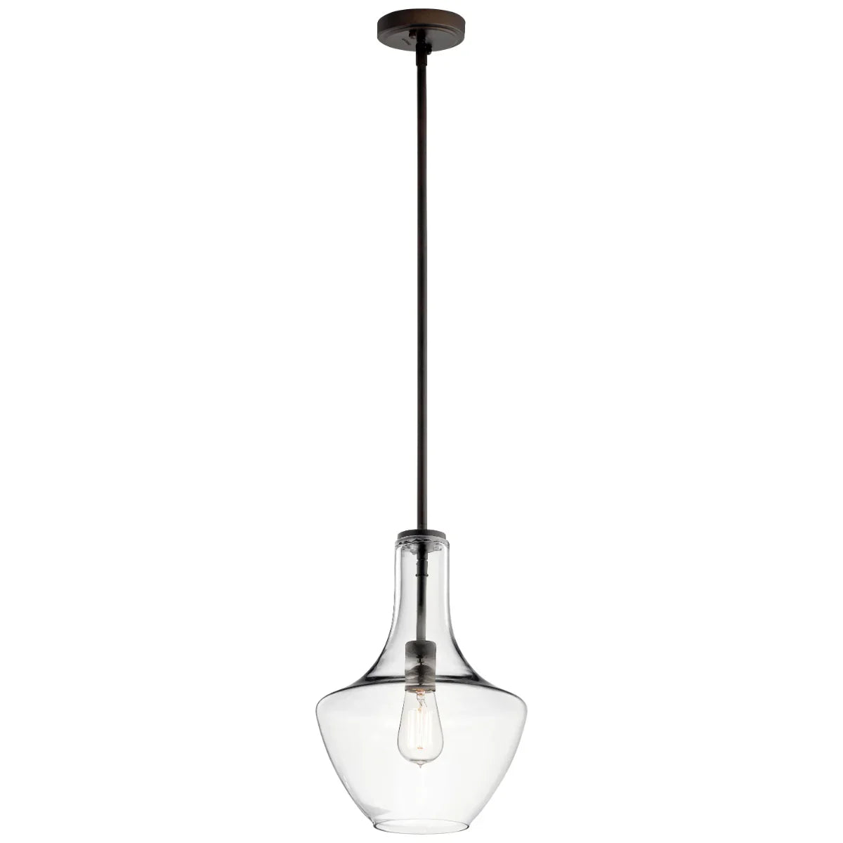 Everly 1-Light Bell Pendant Light - Bees Lighting