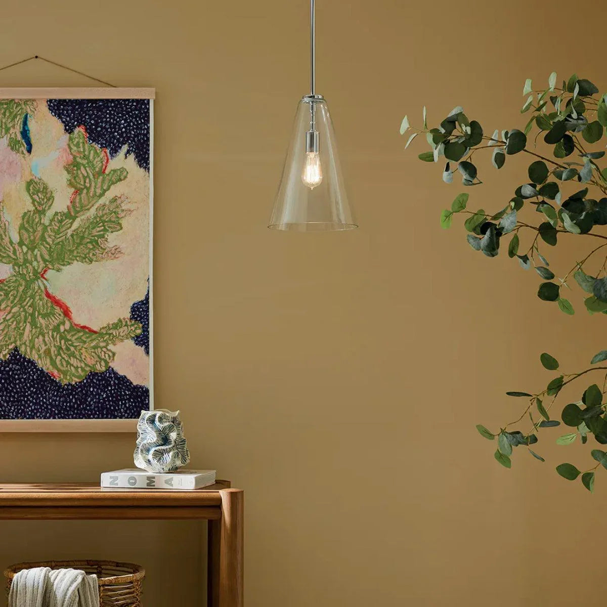 Everly 1-Light Cone Pendant Light - Bees Lighting