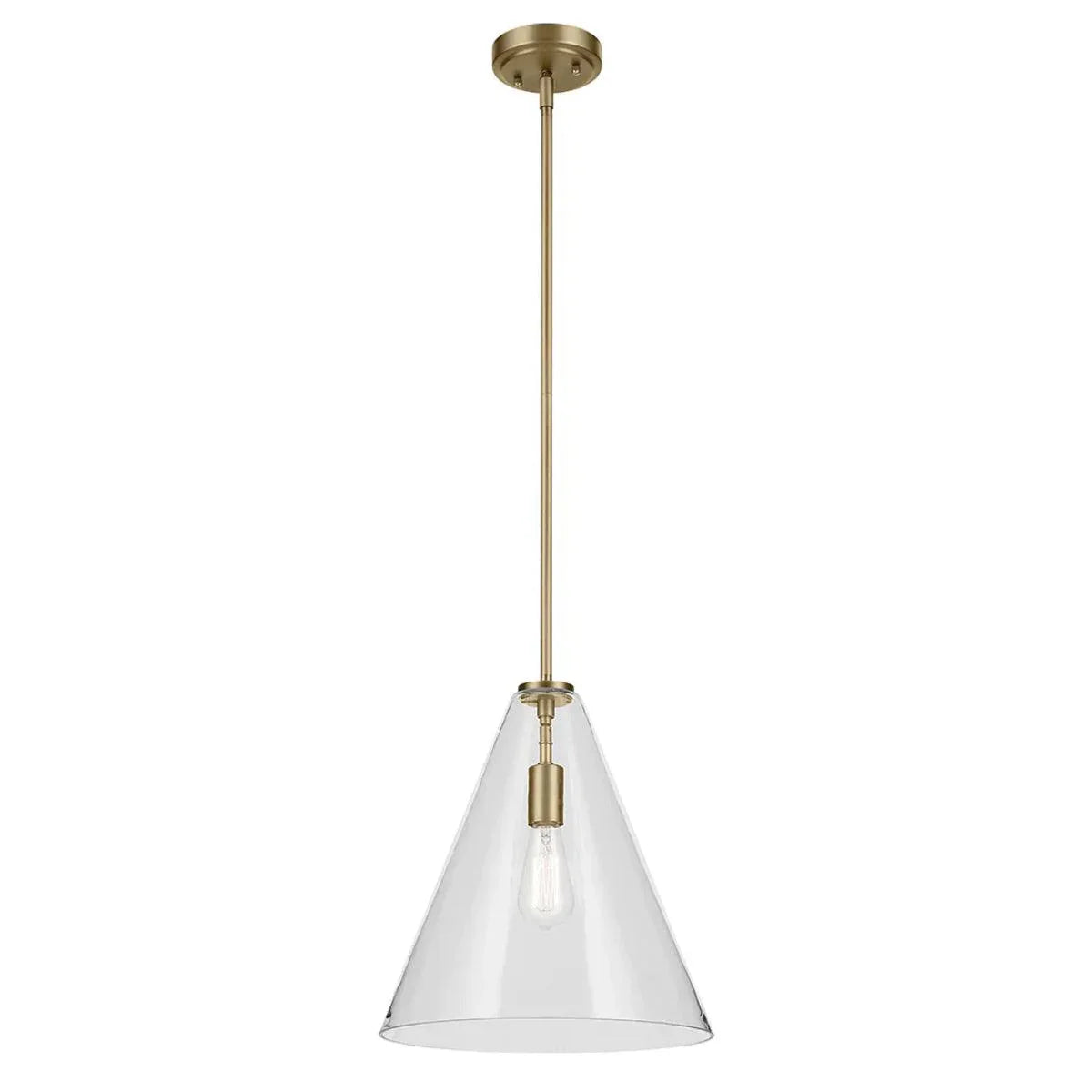 Everly 1-Light Cone Pendant Light - Bees Lighting